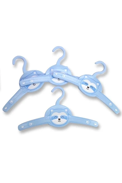 4 Adet Funny Çocuk Elbise Askısı - Resim 4