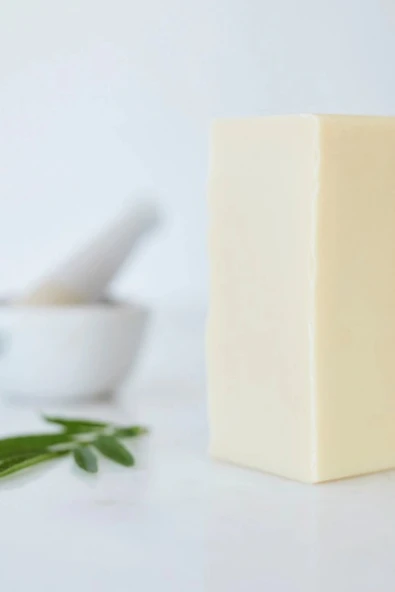 Keçi Sütü Sabunu Hatay El Yapımı %100 Organik Doğal Sabun 1 Kalıp 130 Gram - 2