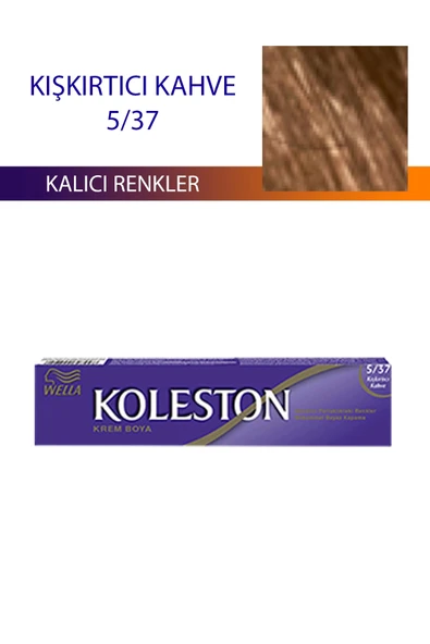 Single Tüp Boya Saç Boyası Kışkırtıcı Kahve 5/37 ürün görseli