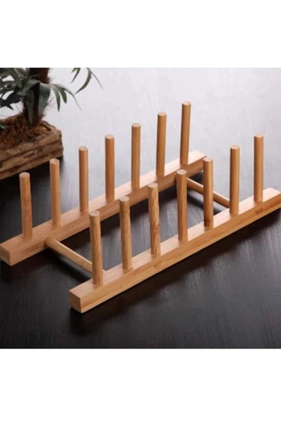 Bambu Lüx 6 Bölmeli Tabaklık 25x13,5x11cm - 2