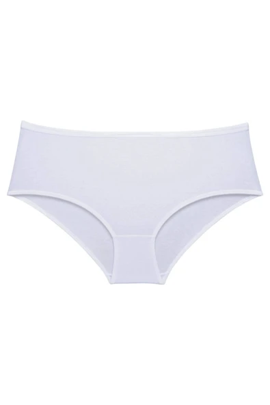 3 Adet Kadın Yüksek Bel Bato Külot Siyah Beyaz Ten - Resim 2