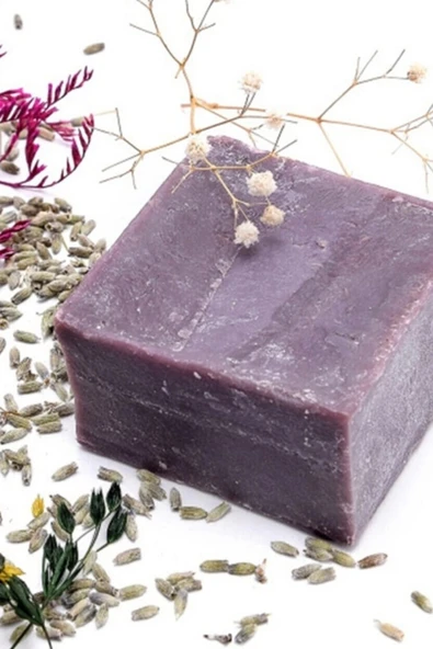 Lavanta Sabunu Hatay El Yapımı %100 Organik Doğal Sabun 1 Kalıp 130 Gram - 2