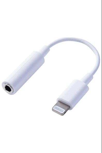 İphone Uyumlu Kablolu Kulaklık Çevirici Adaptör Lightning To Headphone Jack Dönüştürücü - 3