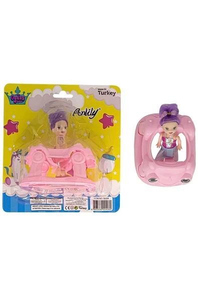 Sevimli Yürüteçli Parmak Bebek 12x10x10 Cm