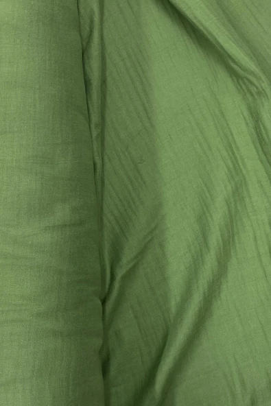 Çok Amaçlı Müslin Pamuklu Bebek Örtü Ve Battaniye Kumaşı Müslin Bez Haki 82 - 2