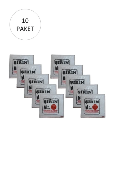 Beyaz Kalın Atlet Poşet Büyük Boy 30x57 Cm 1 Kg 10 Paket (takriben 450 Adet)