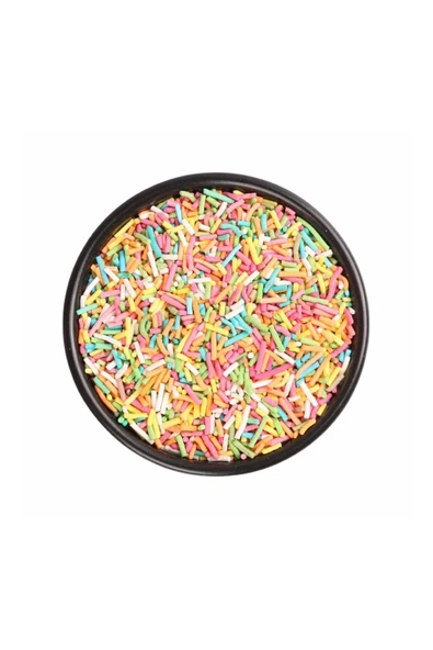 Pasta Süsü Renkli 500 Gr - Resim 2