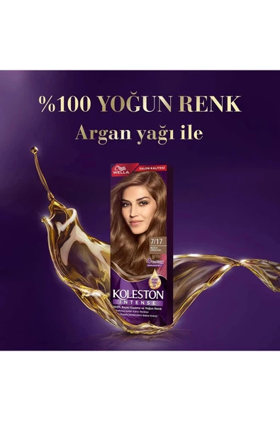 Koleston Intense Saç Boyası 7/17 Buzlu Çikolata - Salon Kalitesi - 4