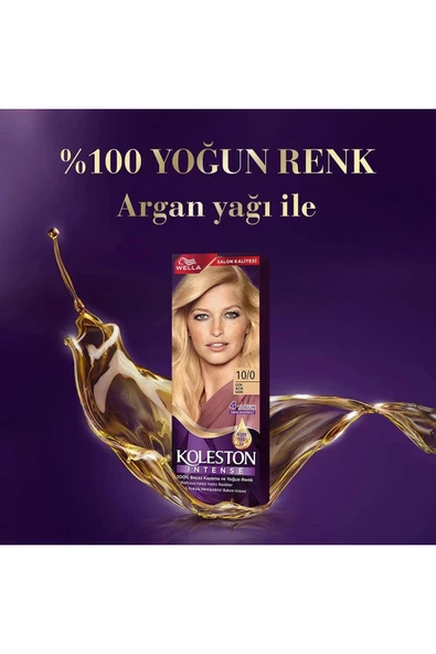 Koleston Intense Saç Boyası 10/0 Çok Açık Sarı - Salon Kalitesi - 6