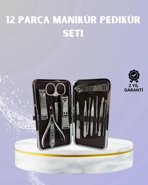 Seyahat İçin Taşınabilir Deri Çantalı Bakım Seti ürün görseli 1