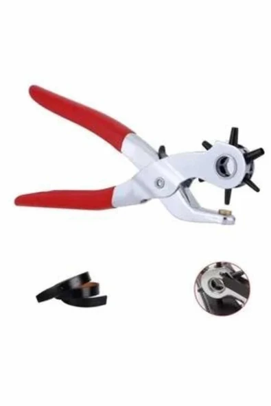 Kemer Delme Pensesi- Kemer Delik Açma Zımbası Paslanmaz Çelik - Resim 5