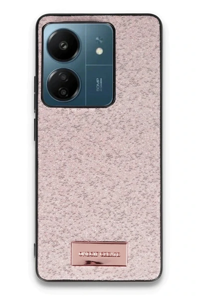 Xiaomi Redmi 13C Bright Simli Kapak - Pembe ürün görseli 1