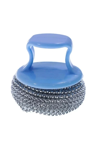 Tutacaklı Paslanmaz Çelik Top Bulaşık Ovma Teli Bulaşık Temizleme Fırçası Yıkama Süngeri - 5