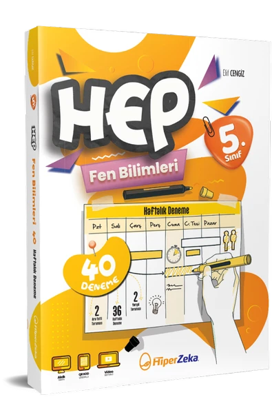 HİPER ZEKA 5. Sınıf Haftalık HEP Fen Bilimleri 40 Deneme 2026 - 1