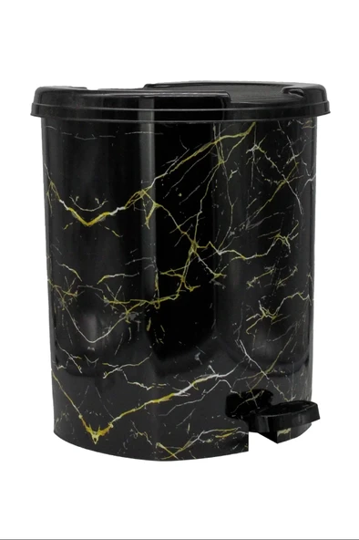 Asude 4 No Desenli Pedallı Çöp Kovası Royaleks-asd189