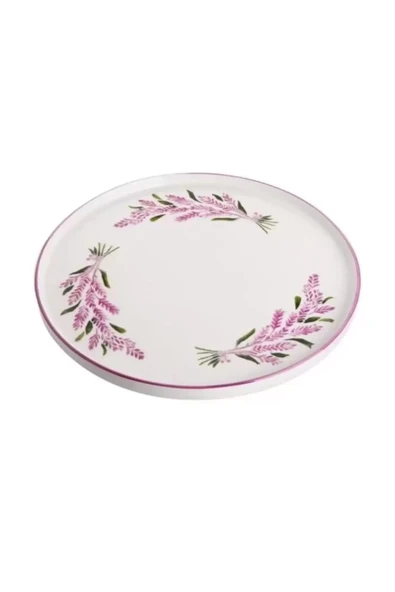 Lila Lavantalı Servis Tabağı 1 Adet Royaleks-bls2351
