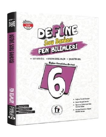 6.SINIF DEFİNE FEN BİLİMLERİ SORU B ürün görseli 1