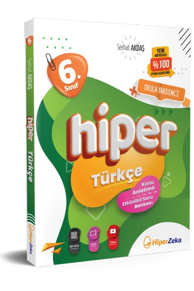 HİPER ZEKA 6. Sınıf Hiper Türkçe Konu Anlatımlı & Soru Bankası ürün görseli