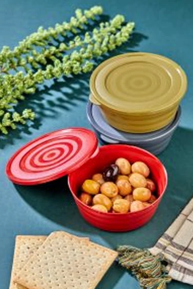 Harmony Kapaklı Yonca Kase 3'lü Royaleks-ht-002 - 2