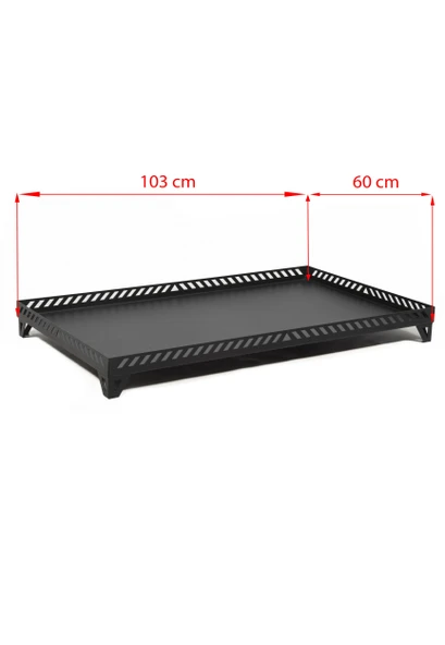 Şömine Altlığı KALIN ŞAÇ Şömine Soba Altlığı (103x60) XL ürün görseli