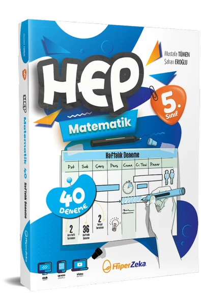 HİPER ZEKA 5. Sınıf Haftalık HEP Matematik 40 Deneme 2026 - 1