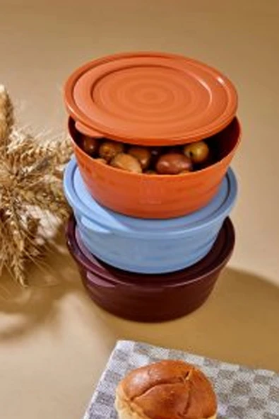 Harmony Kapaklı Yonca Kase 3'lü Royaleks-ht-002