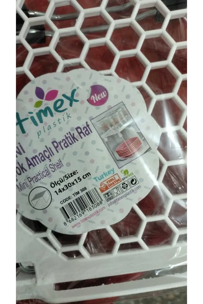 Mutfak Rafı Bardak Düzenleyici Bardak Rafı Dolap İçi Düzenleyici 14x30x15 Royaleks-tim308