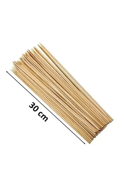 Çöp Şiş 30cm | Ahşap Çubuk | Royaleks-alk-119