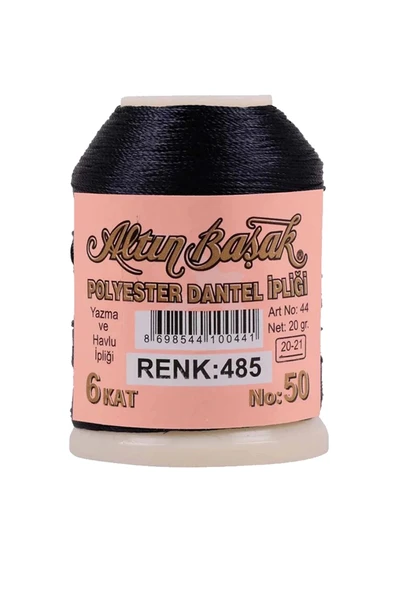 3 Adet Altınbaşak Oya Ve Dantel İpi 20 Gr - Royaleks - No: 485 - Resim 3