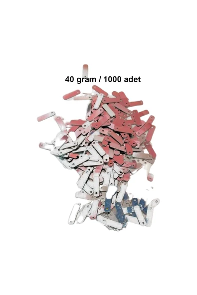 Koyu Pembe 15 X 5 Mm Dantel Oya Yazma Halhal Abiye Lazer Kesim Pul 1000 Adet / 40 Gram ürün görseli