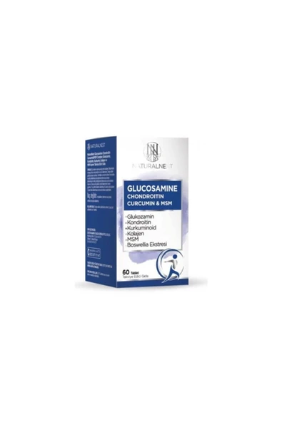 Naturalnest Glucosamine Chondroitin Curcumin & Msm Complex 60 Tablet ürün görseli