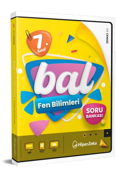 HİPER ZEKA 7. Sınıf BAL Fen Bilimleri Soru Bankası 2026 ürün görseli