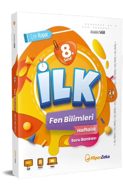 HİPER ZEKA 8. Sınıf İLK Fen Bilimleri Haftalık Soru Bankası 2026 ürün görseli