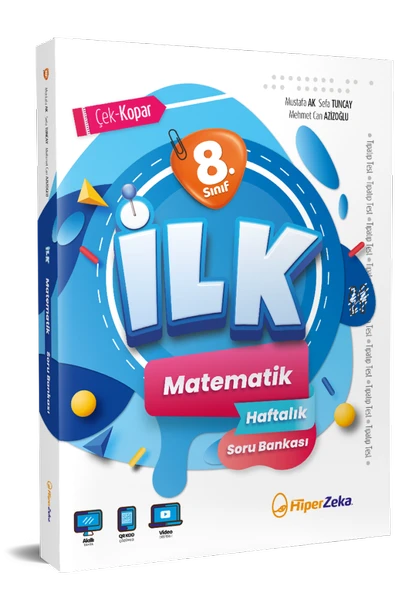 HİPER ZEKA 8. Sınıf İLK Matematik Haftalık Soru Bankası 2026 ürün görseli