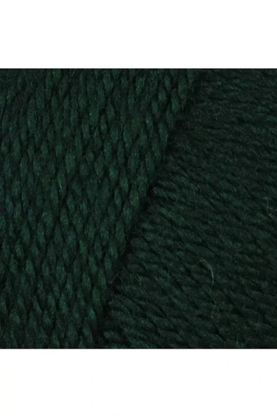 1 Adet Dora El Örgü İpi Yünü 100 Gr 088 Koyu Yeşil - 2