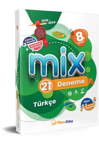 HİPER ZEKA 8. Sınıf MİX Türkçe 21 Deneme 2026 ürün görseli