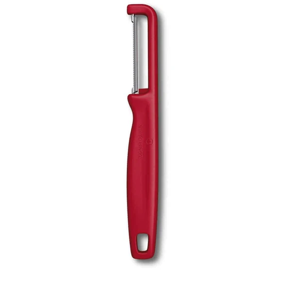 Victorinox Kırmızı Düz Soyma Bıçağı 8 CM - 10 CM ve Domates Sebze Soyacağı 3lü Set - Resim 3