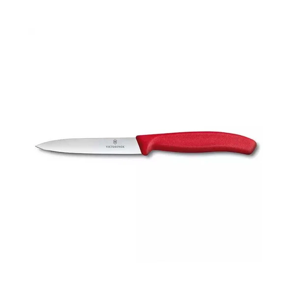 Victorinox Kırmızı Düz Soyma Bıçağı 2'li 8 CM ve 10 CM - 3
