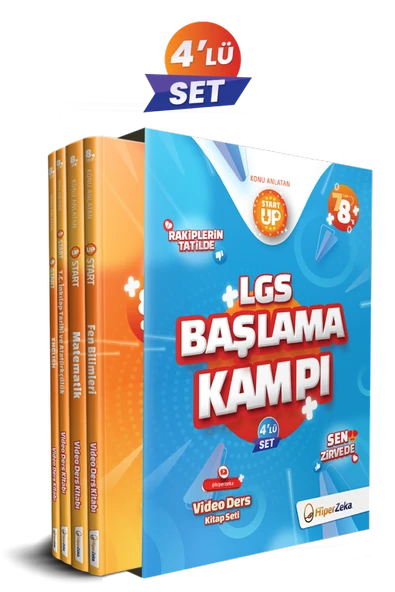 HİPER ZEKA 8. Sınıf LGS Başlama Kampı & Konu Anlatan Start Up ürün görseli