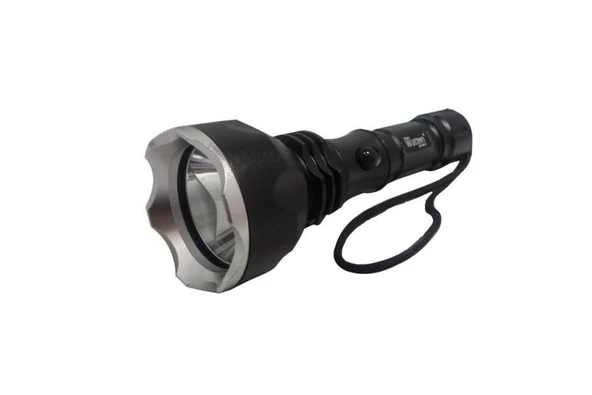 Orjinal 600 Lümen Tx6 Şarjlı Avcı Feneri Sarı Işık ürün görseli