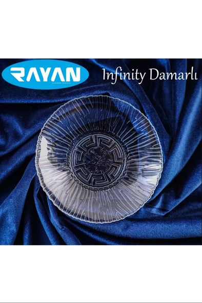 Cam Tabak Güneş Yıldız Gül Model 6'lı Royaleks-g-404