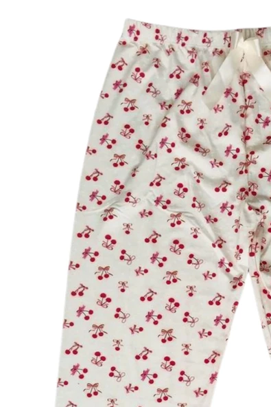 Beli Lastikli Mevsimlik Viskon Penye Pantolon Bej - Resim 2