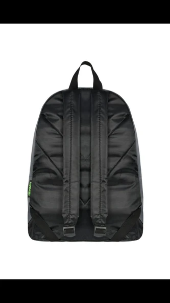 Spor Unisex Sırt Çantası Su Geçirmez Kumaş Siyah ürün görseli 1