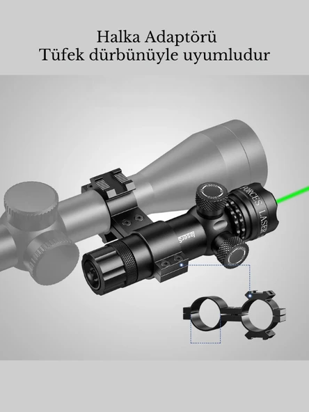 WS-603 Profesyonel Tüfek Bağlantılı Yeşil Lazer 532NM - Resim 2