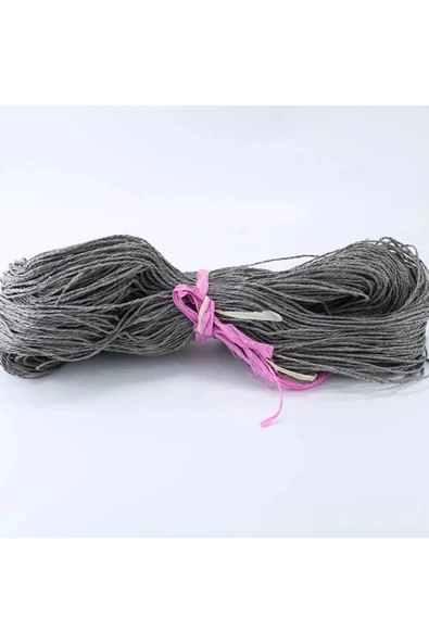 Koyu Gri Renk Çile Kağıt İp Çanta Ipi Supla Ipi  No:53 - (550-600 Gr) ürün görseli 1