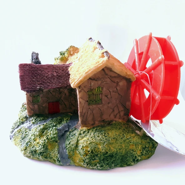 Fatih Pet Akvaryum Değirmen Figür 11 x 8 x 5 CM - 1