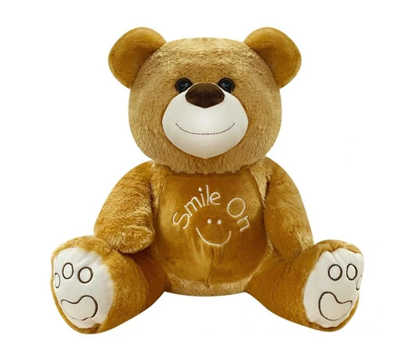 Göbekli Ayı 40 cm Kahverengi Pelüş Ayı Çocuk Oyuncak ürün görseli 1