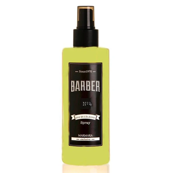 Marmara Kolonya Barber Eau De Cologne No:4 Pvc 250Ml Sarı - 1