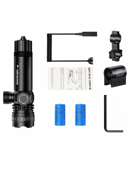 WS-603 Profesyonel Tüfek Bağlantılı Yeşil Lazer 532NM - Resim 3