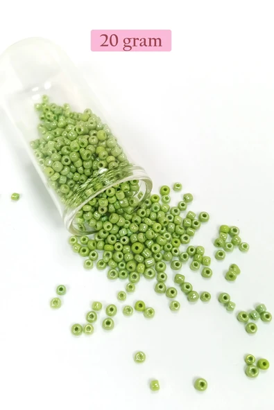 Dökme Cam Kum Boncuk (8/0) 3 Mm - 4 Renk - Toplam 80 Gram - Bnc418 - Resim 2